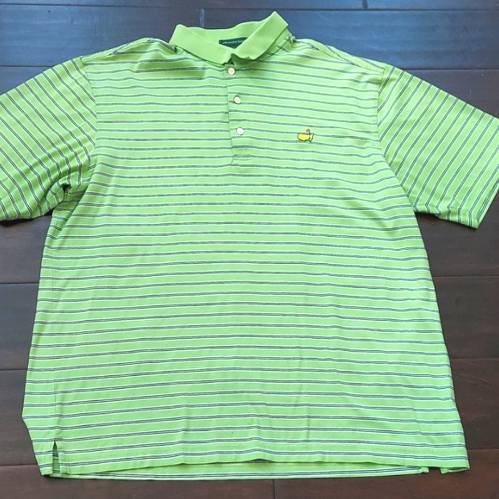 💥Master's green striped polo shirt 3